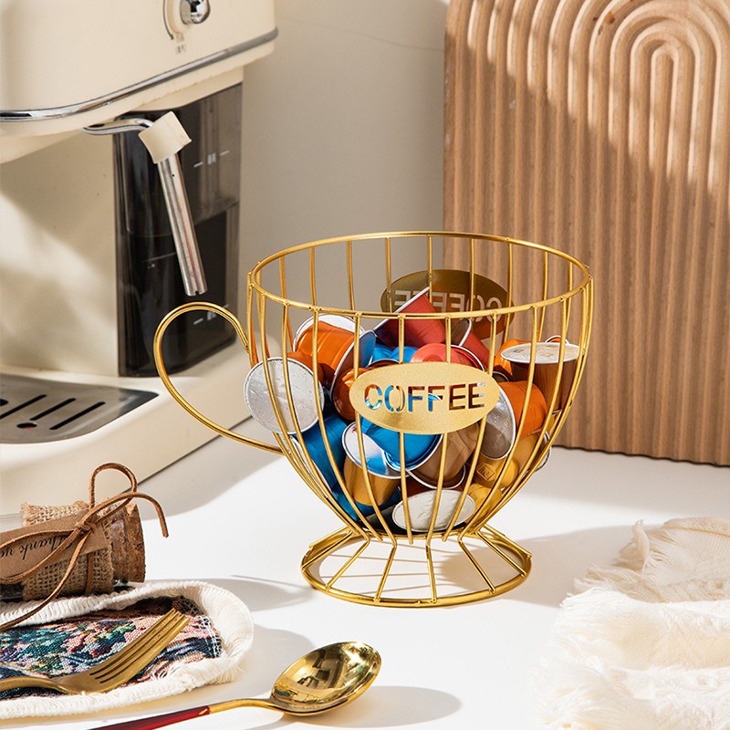 Coffee Equipment Rack - Creative Coffee Capsule Basket Multifunction Hollow
