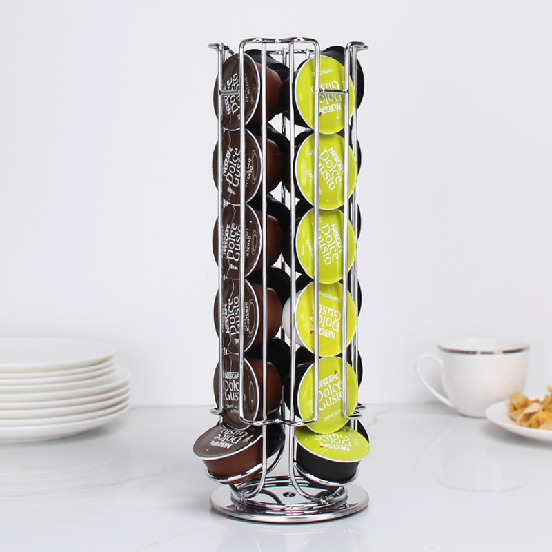 Rotatable Coffee Capsule Displ - Coffee Equipment Rack avis et prix