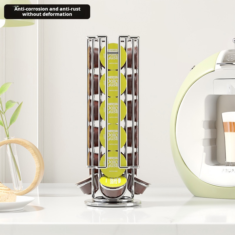Rotatable Coffee Capsule Displ - Coffee Equipment Rack avis et prix