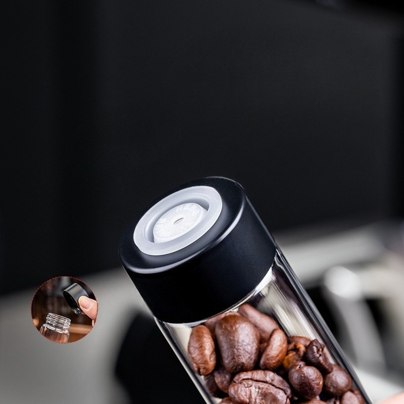 JUSTINLAU Glass Coffee Bean St - Coffee Equipment Rack avis et prix