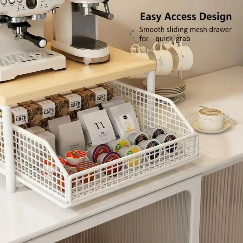 Microwave Coffee Maker Shelf O - Coffee Equipment Rack avis et prix