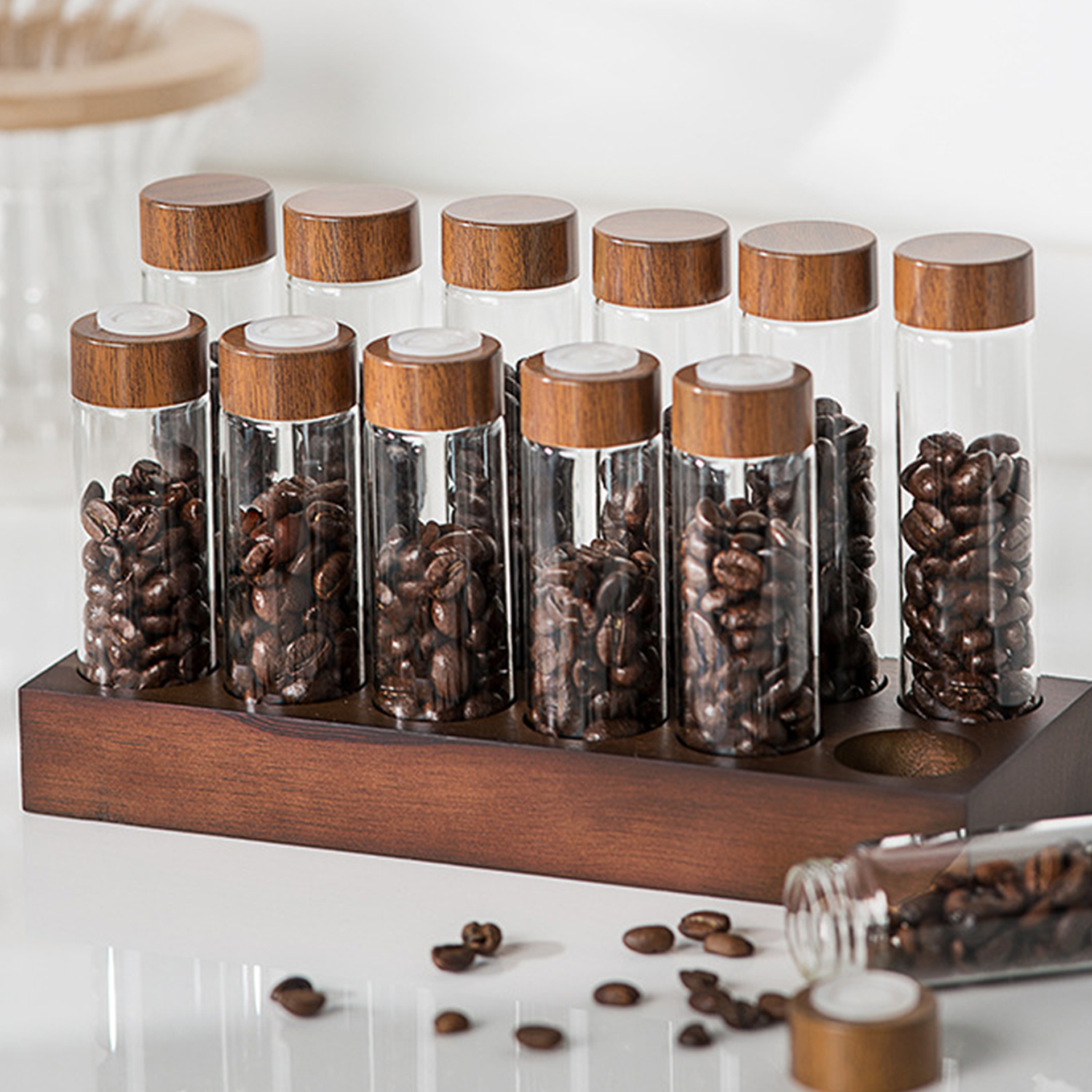 Coffee Beans Storage Container - Coffee Equipment Rack avis et prix