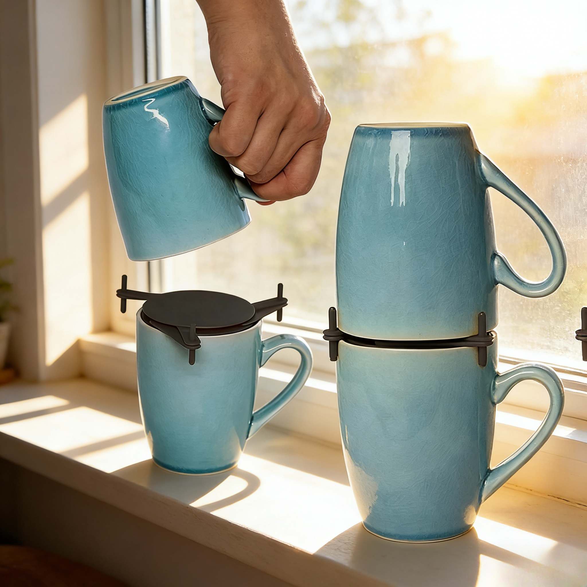 Adjustable Stackable Cup Holde - Coffee Equipment Rack avis et prix