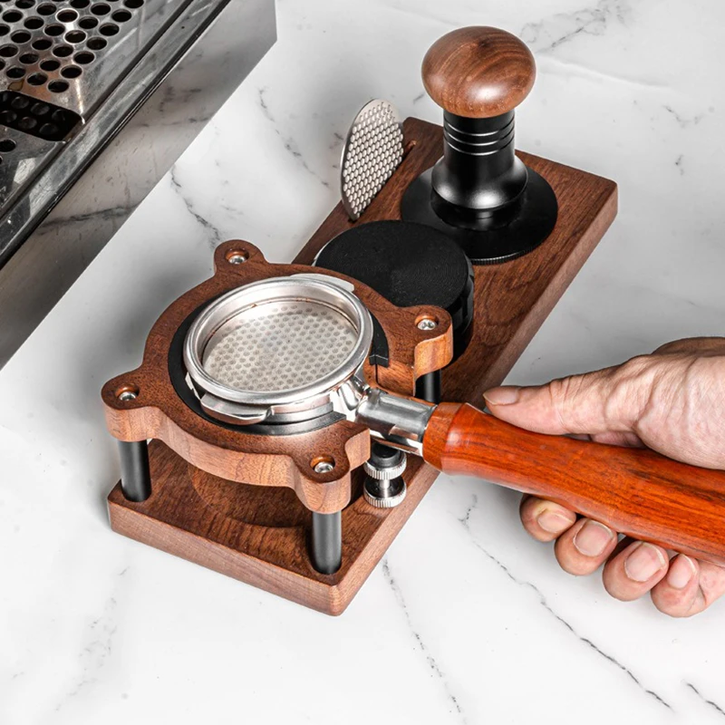51/53/58mm Coffee Tamper Wood  - Coffee Equipment Rack avis et prix