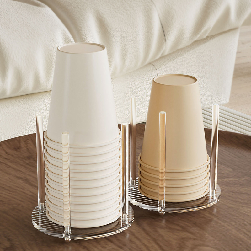 Acrylic Transparent Paper Cup  - Coffee Equipment Rack avis et prix