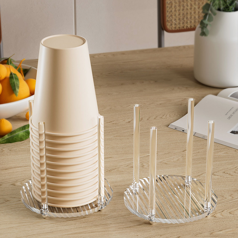 Acrylic Transparent Paper Cup  - Coffee Equipment Rack avis et prix