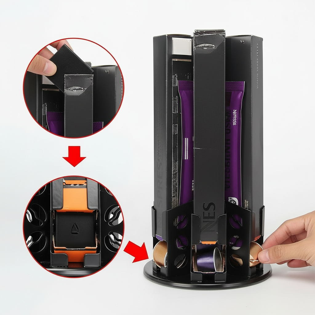 Coffee Pod Holder Compatible w - Coffee Equipment Rack avis et prix